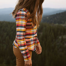 Load image into Gallery viewer, Mountain Shirt - Plaid Flannel - Women&#39;s
