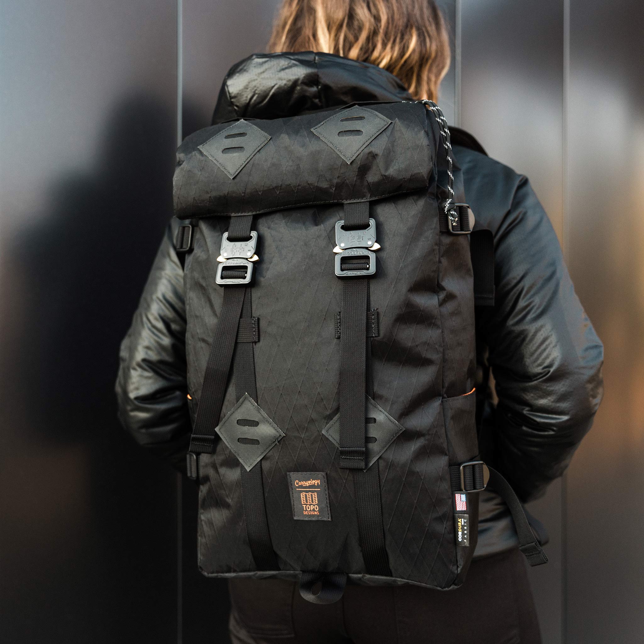 バッグ X-girl TOPO DESIGNS MINI KLETTERSACK Exclusive Release: Topo Designs x Carryology Klettersack