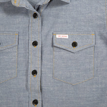 Load image into Gallery viewer, Mountain Shirt - Chambray - Women&#39;s
